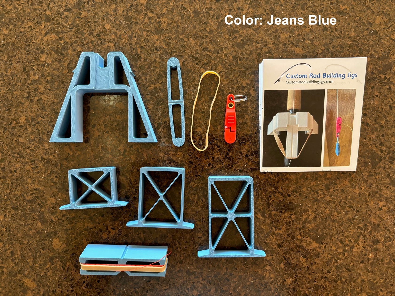Rod Guide Alignment Jig includes printed instructions Custom Rod